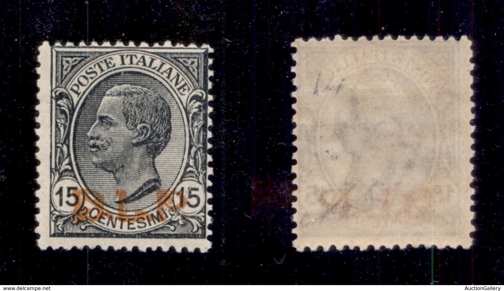 REGNO - 1923 - 15 Cent (14) - Gomma Originale Con Leggera Traccia Di Linguella (400) - Andere & Zonder Classificatie