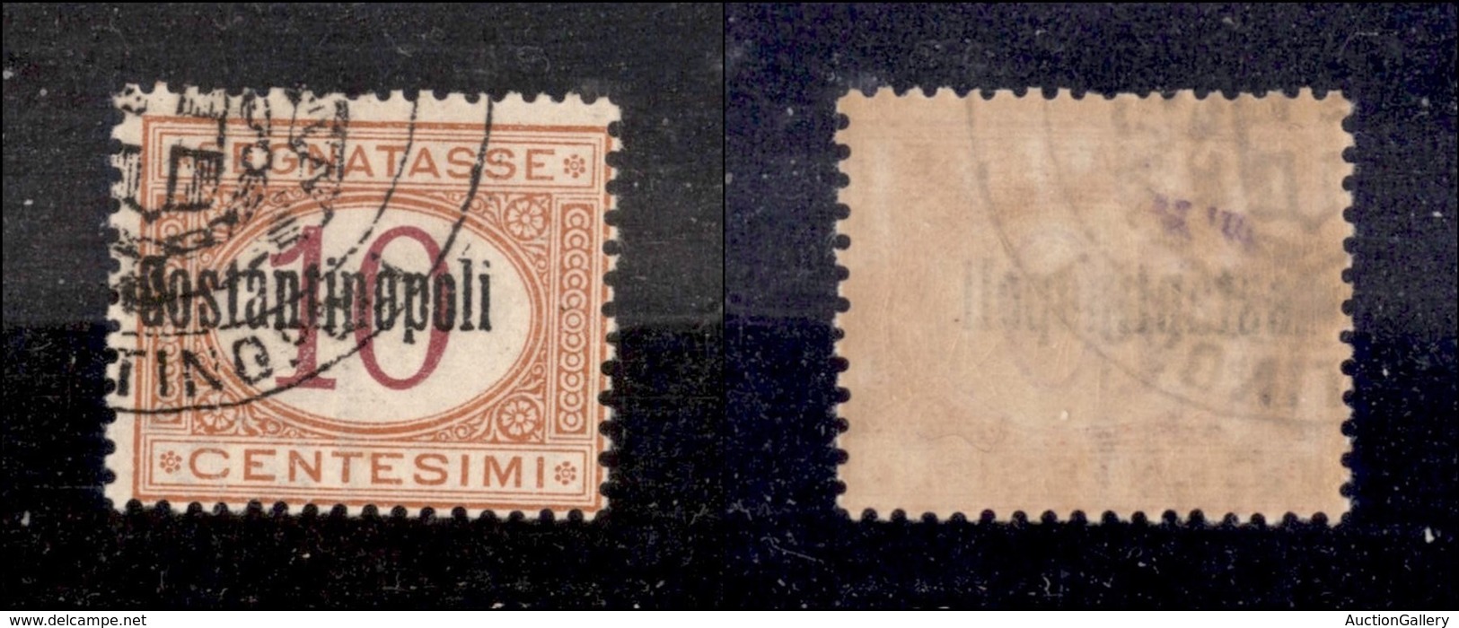 UFFICI POSTALI ALL'ESTERO - Levante - Costantinopoli - 1922 - 10 Cent (1bab) - Gomma Originale (450) - Other & Unclassified