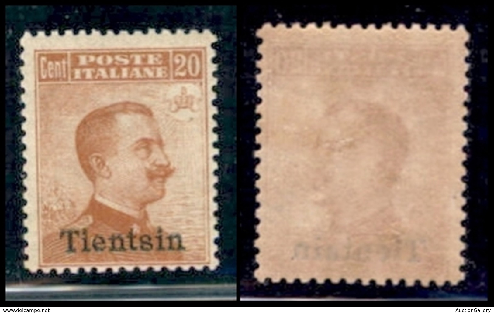 UFFICI POSTALI ALL'ESTERO - Levante - Tientsin - 1917 - 20 Cent (8) - Gomma Integra (1.125) - Other & Unclassified
