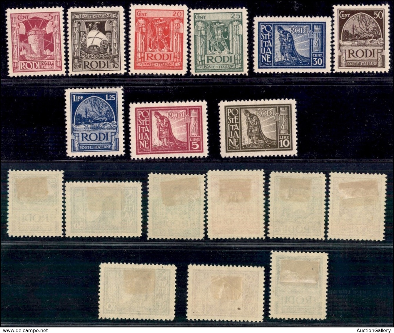 COLONIE - Egeo - Emissioni Generali - 1929 - Pittorica (3/11) - Serie Completa - Gomma Originale (900) - Other & Unclassified