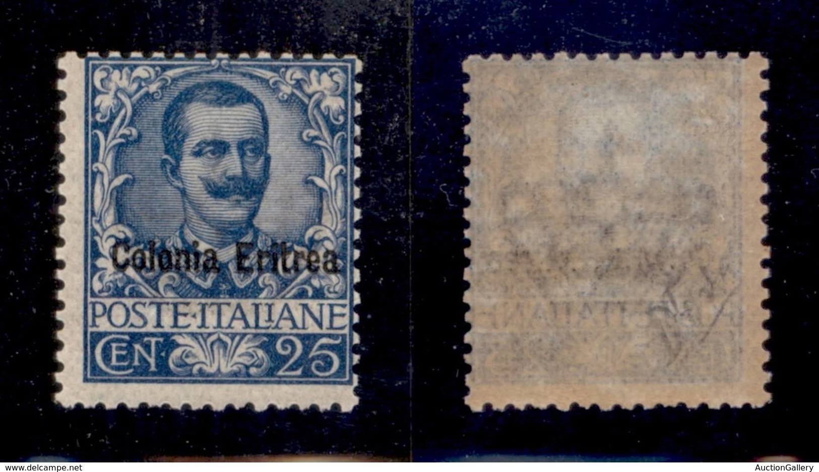 COLONIE - Eritrea - 1903 - 25 Cent Floreale (24) - Gomma Originale (550) - Other & Unclassified