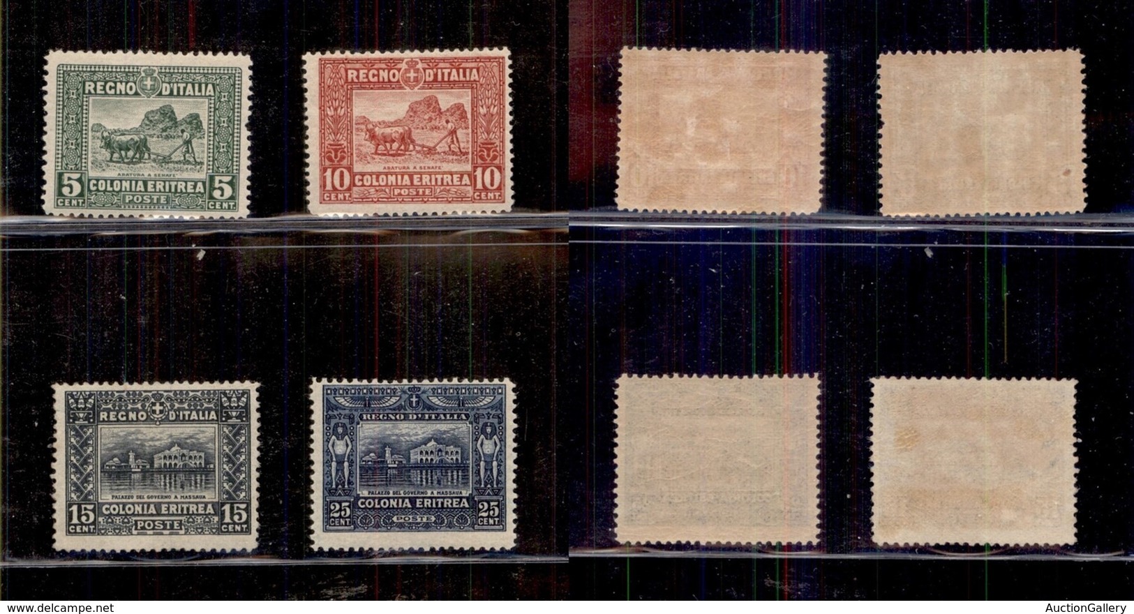 COLONIE - Eritrea - 1910/1914 - Soggetti Africani (34/37) - Serie Completa - Gomma Originale (800) - Other & Unclassified