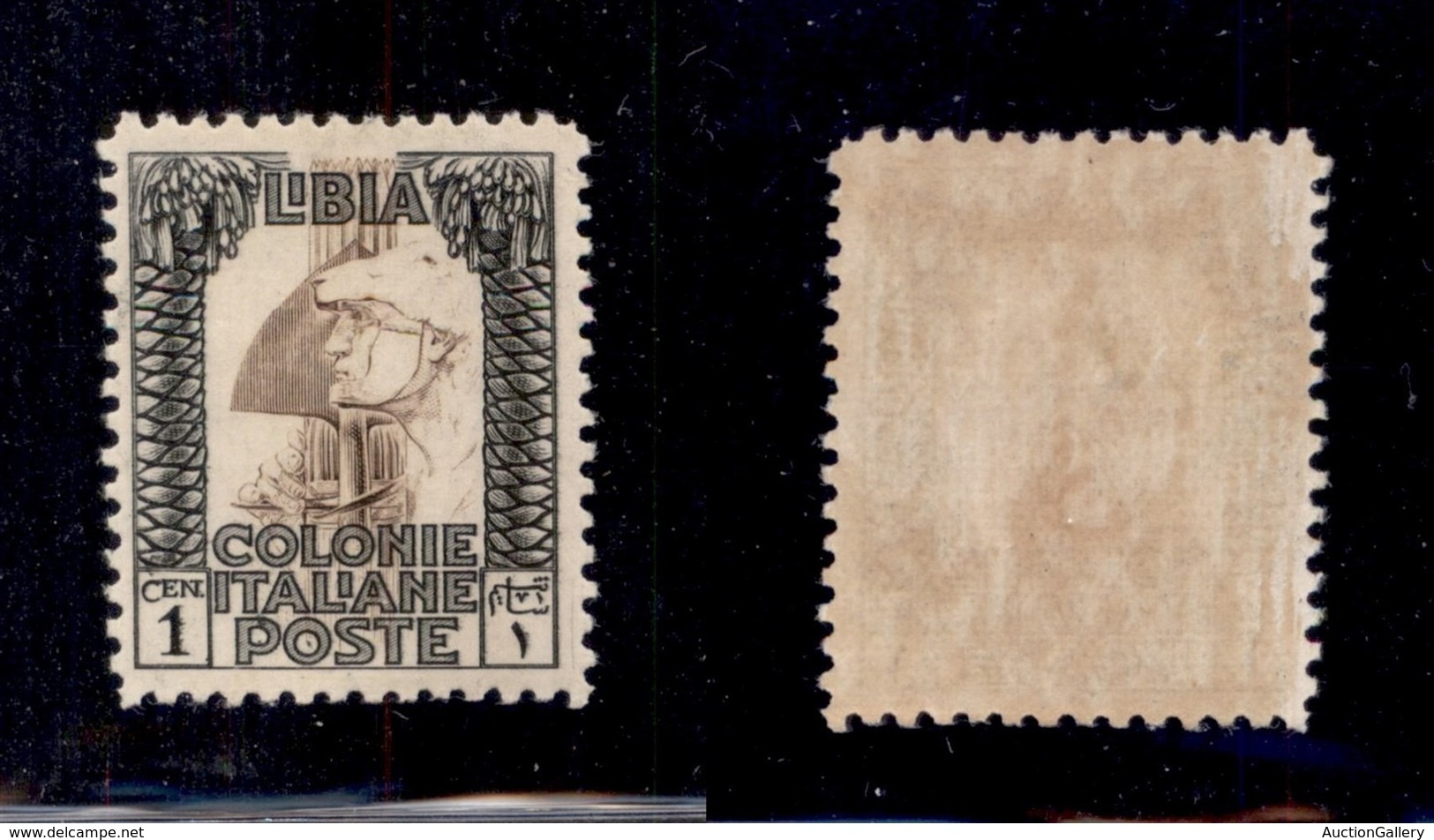 COLONIE - Libia - 1930 - 1 Cent (58 Dentellato 11) - Gomma Integra - Ottima Centratura (4.000) - Other & Unclassified