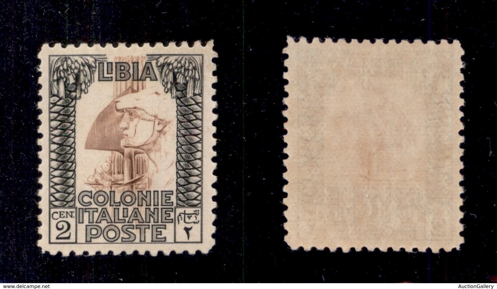 COLONIE - Libia - 1930 - 2 Cent (59 - Dentellato 11) - Gomma Integra - Ottimamente Centrato (4.000) - Other & Unclassified