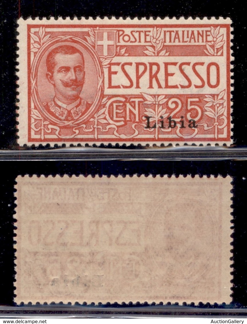 COLONIE - Libia - 1915 - 25 Cent (1) - Gomma Integra (500) - Other & Unclassified