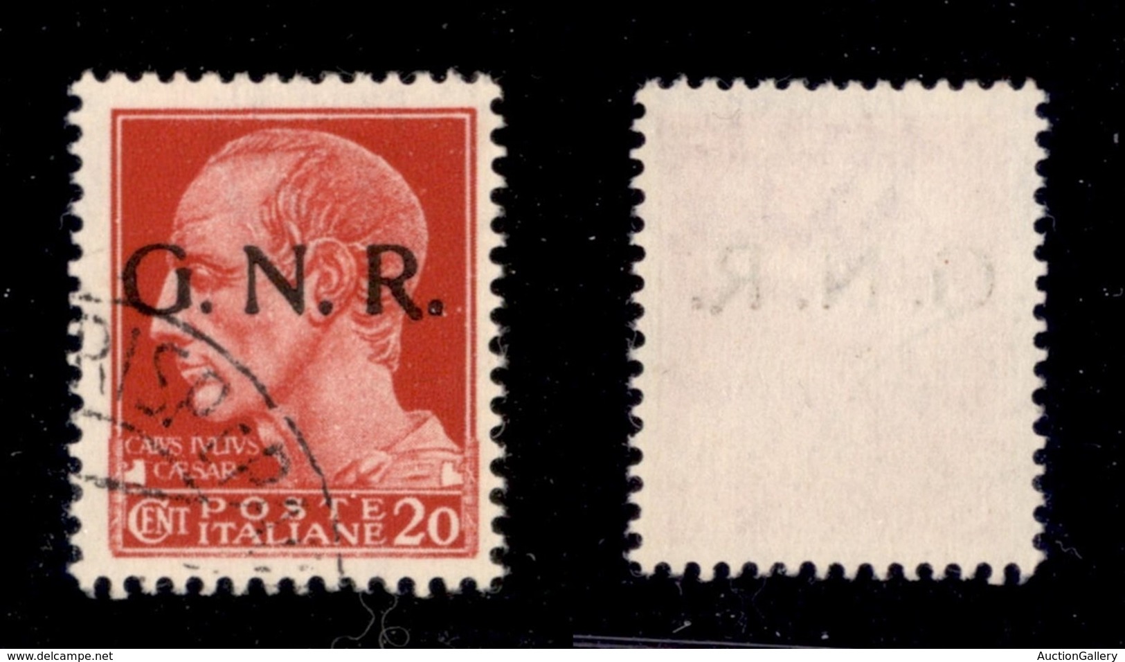 RSI - G.N.R. Verona - 1944 - 20 Cent (473) - Punto Piccolo Dopo G + Punto Grosso Dopo R - Verona (Titolare) - Non Catalo - Other & Unclassified