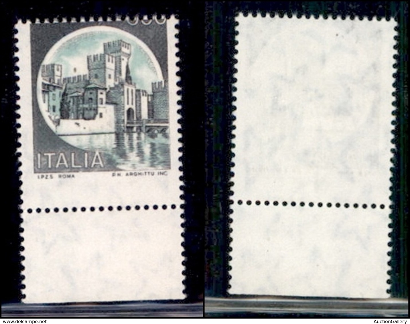 REPUBBLICA - 1980 - Sirmione - 600 Lire Castelli (1523) Senza Valore - Gomma Integra - Autres & Non Classés