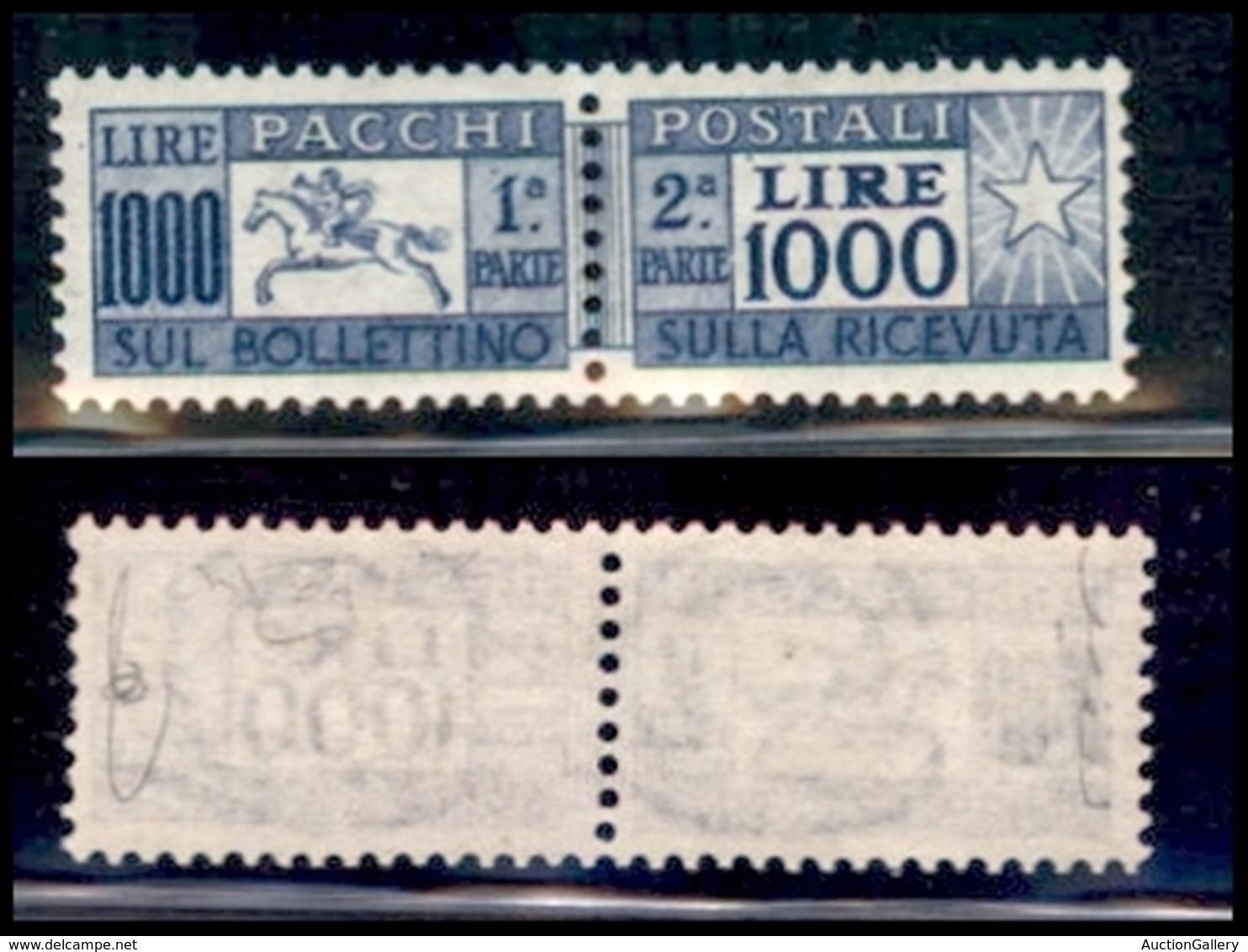 REPUBBLICA - 1954 - 1000 Lire Cavallino (81) - Gomma Integra - Cert Ray (4500) - Other & Unclassified