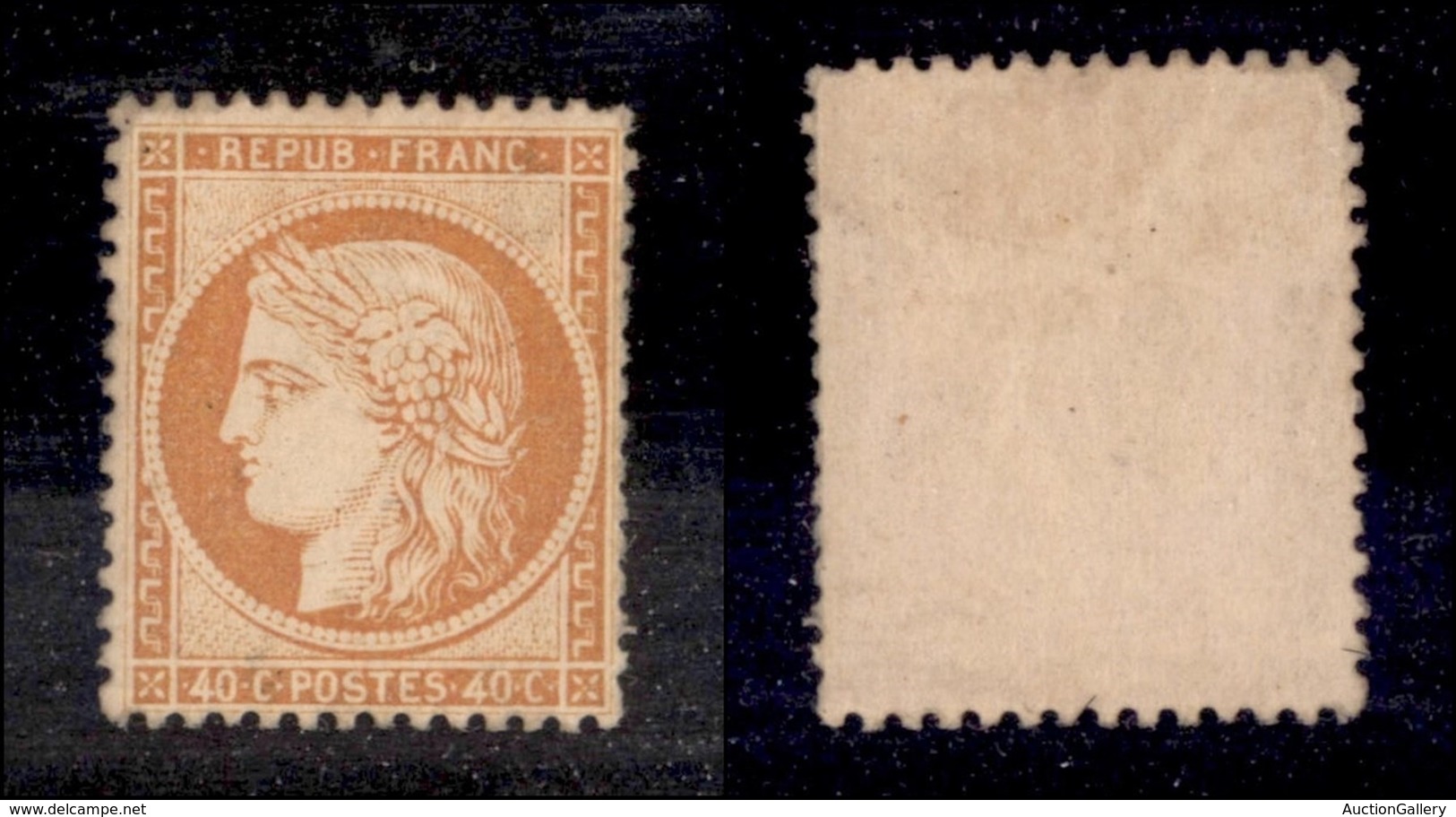 FRANCIA - 1870 - 40 Cent (35) - Gomma Originale - Autres & Non Classés