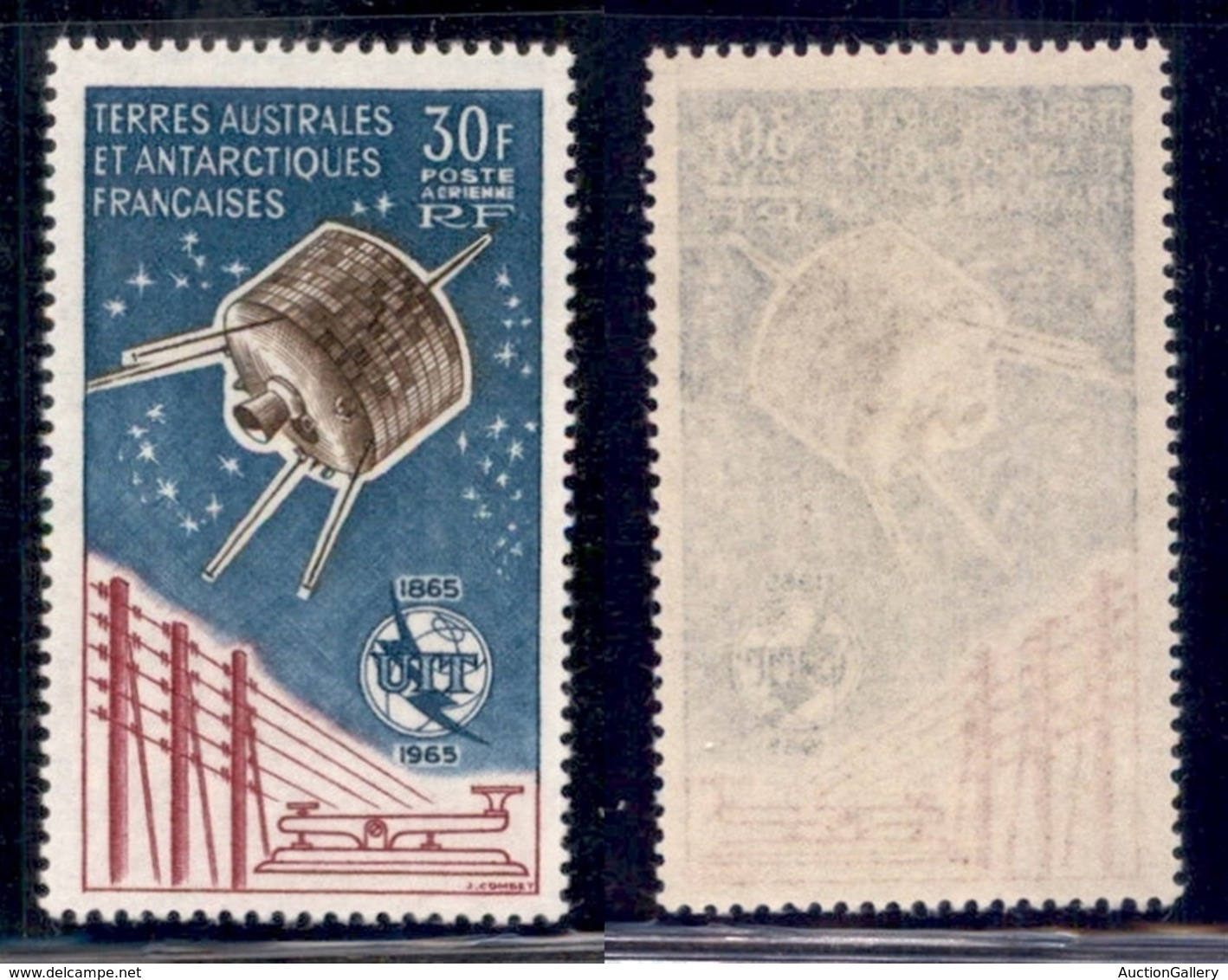 TERRE AUSTRALI E ANTARTICHE FRANCESI - 1965 - 30 Franchi UIT (32) - Gomma Integra (240) - Autres & Non Classés