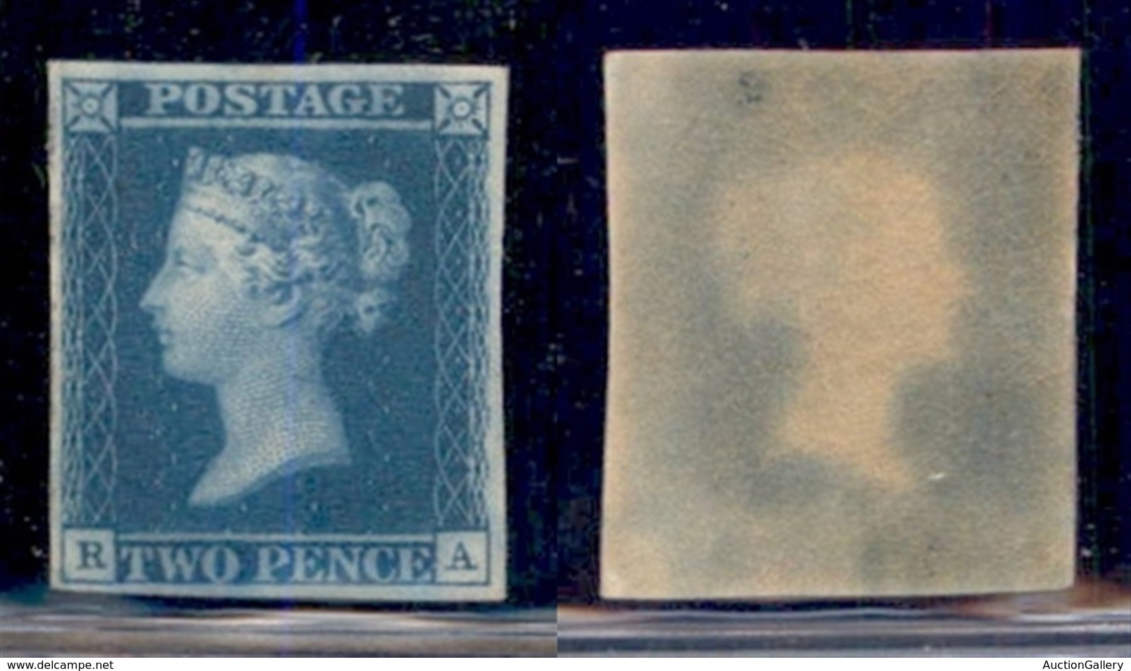 GRAN BRETAGNA - Regno - 1841 - 2 Pence (3c - Ivory Head) - Gomma Originale (vetrificata) - Cert AG - Altri & Non Classificati