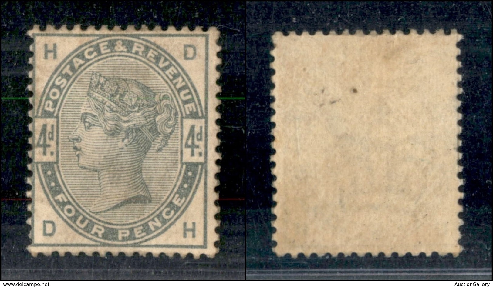 GRAN BRETAGNA - 1884 - 4 Pence Queen Victoria (77) - Gomma Originale (450) - Other & Unclassified