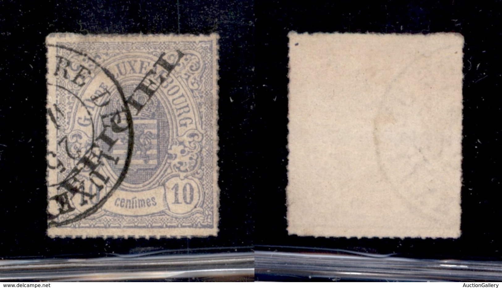 LUSSEMBURGO - 1875 - 10 Cent Officiel (3I) - Usato - Da Esaminare - Autres & Non Classés