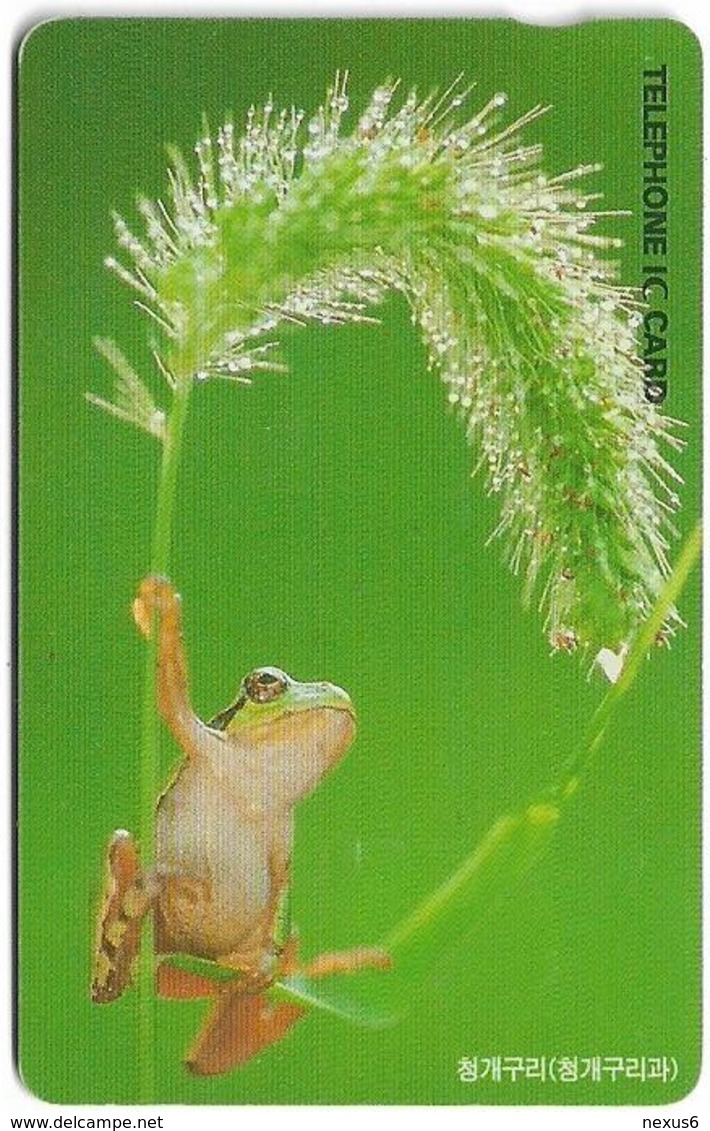 South Korea - Korea Telecom (Chip) - Tree Frog (Letter J On Front) - 1997, 5,000₩, Used - Korea, South