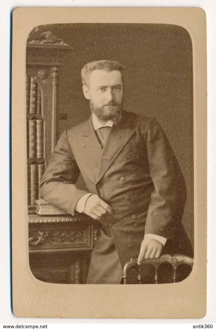 Photographie Ancienne CDV Circa 1870 Portrait De Monsieur HOCLIN Photographe WALERY Paris - Anciennes (Av. 1900)