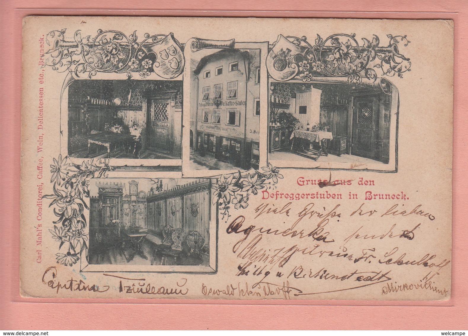 OLD POSTCARD ITALY - ITALIA -       BRUNECK  1899 - Bolzano (Bozen)