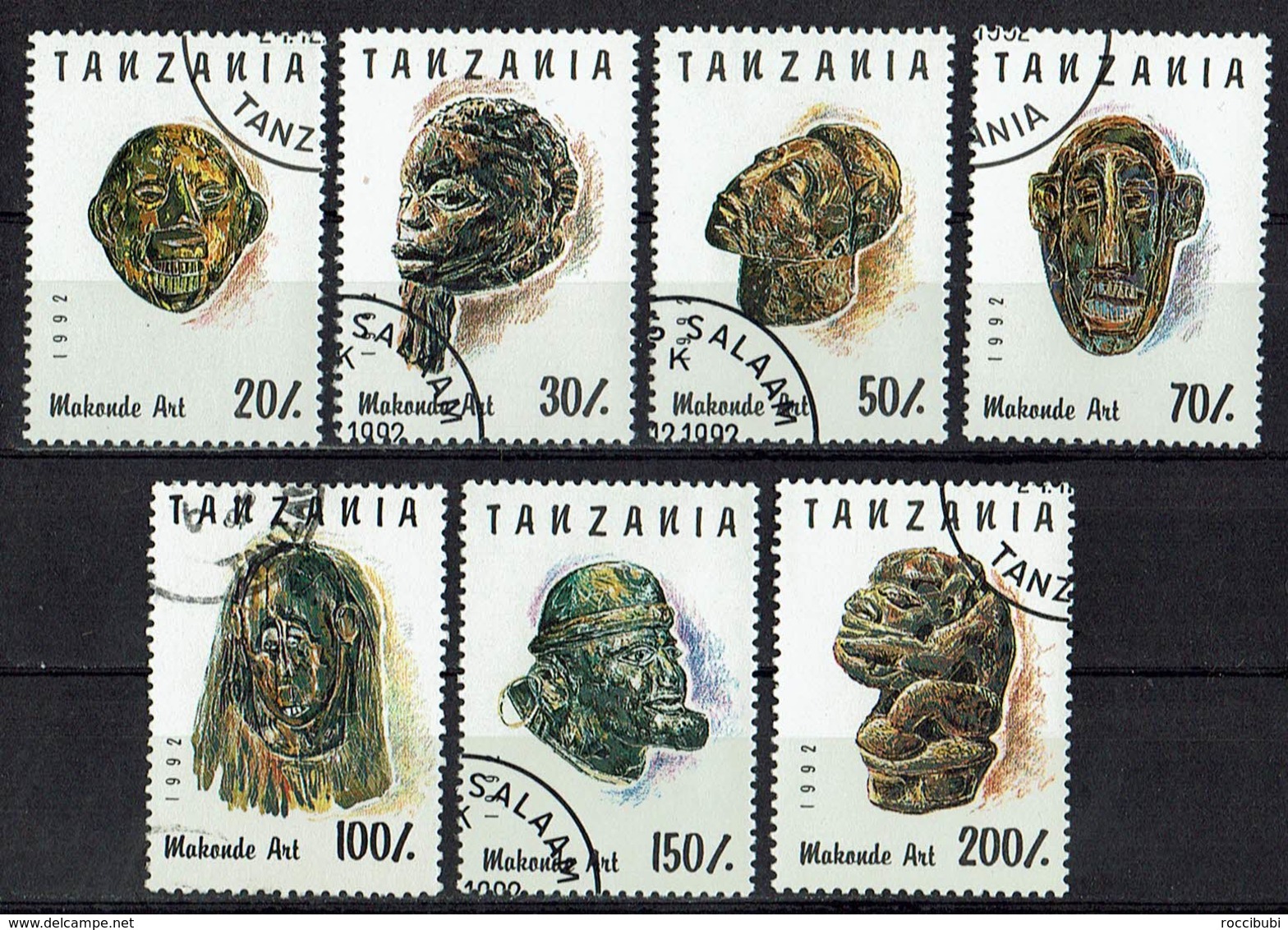 Tansania 1992 // 1437/1443 O Makonde Kunst - Tansania (1964-...)