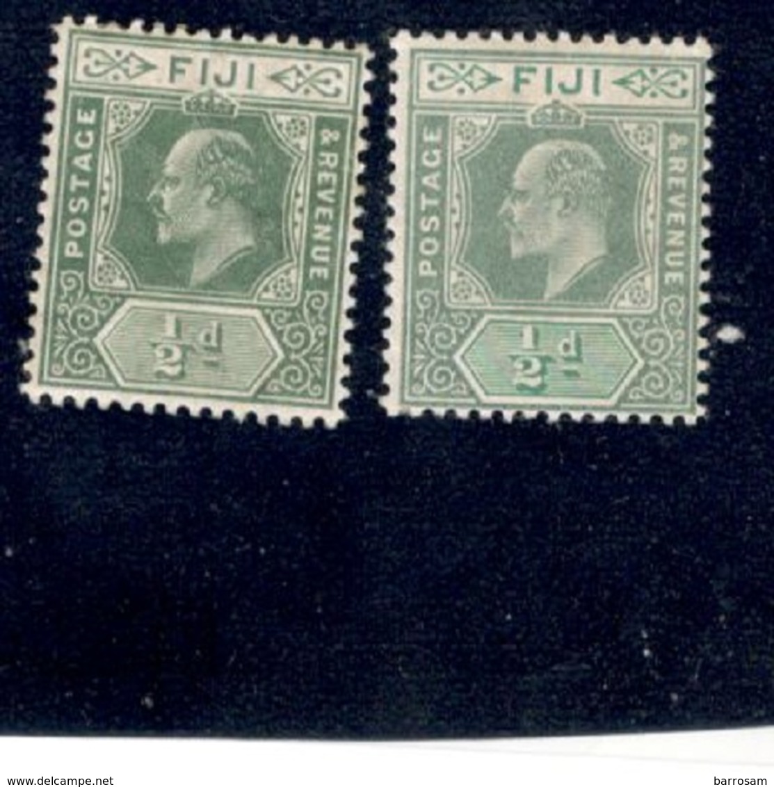 FIJI1904:Michel 47a&b Mh* Cat.Value $34 - Fidschi-Inseln (...-1970)