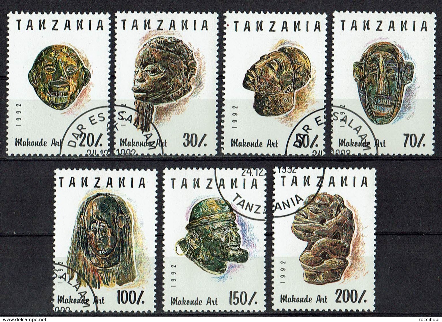 Tansania 1992 // 1437/1443 O Makonde Kunst - Tansania (1964-...)