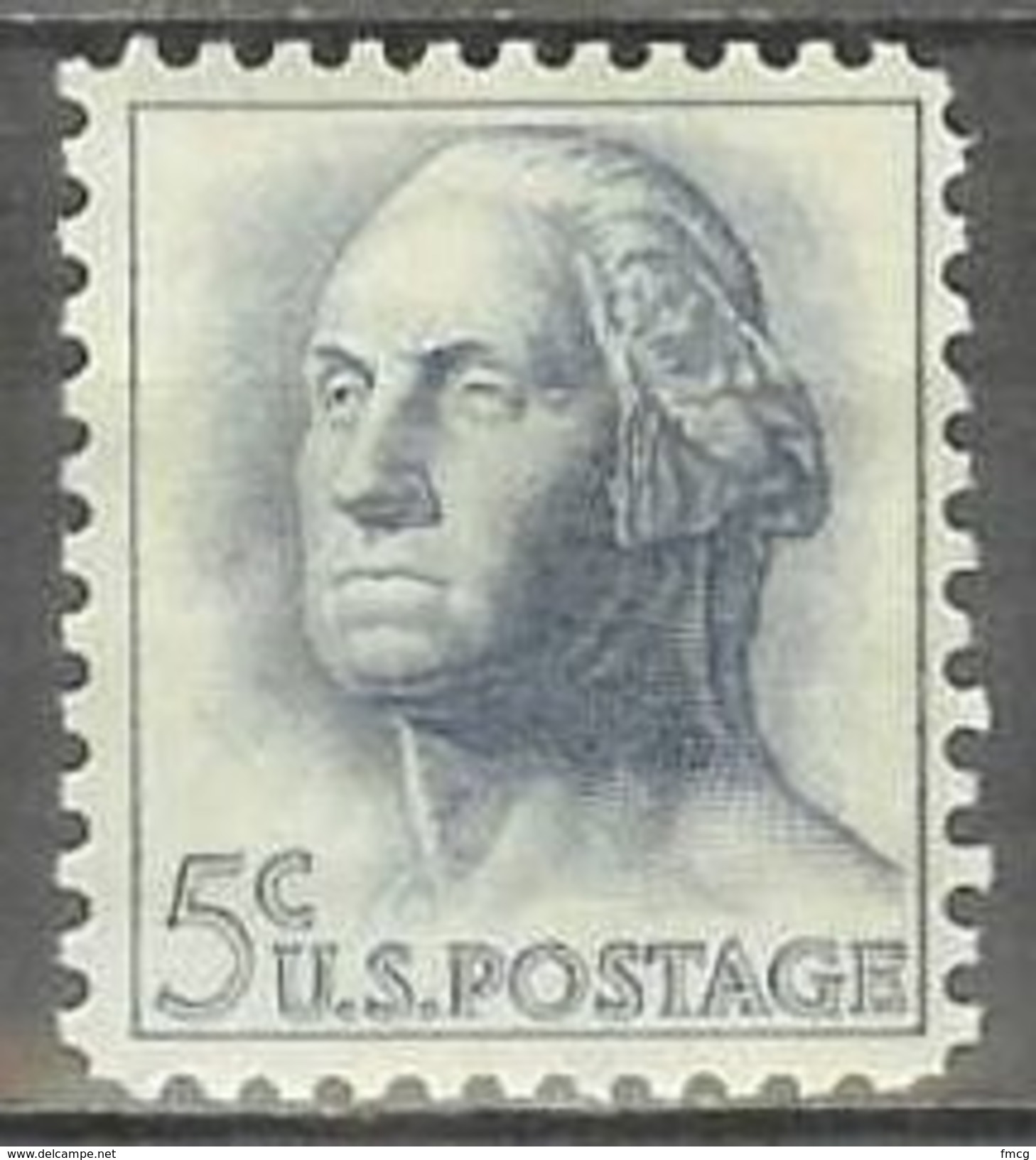 1962 5 Cents Washington Mint Never Hinged - Unused Stamps