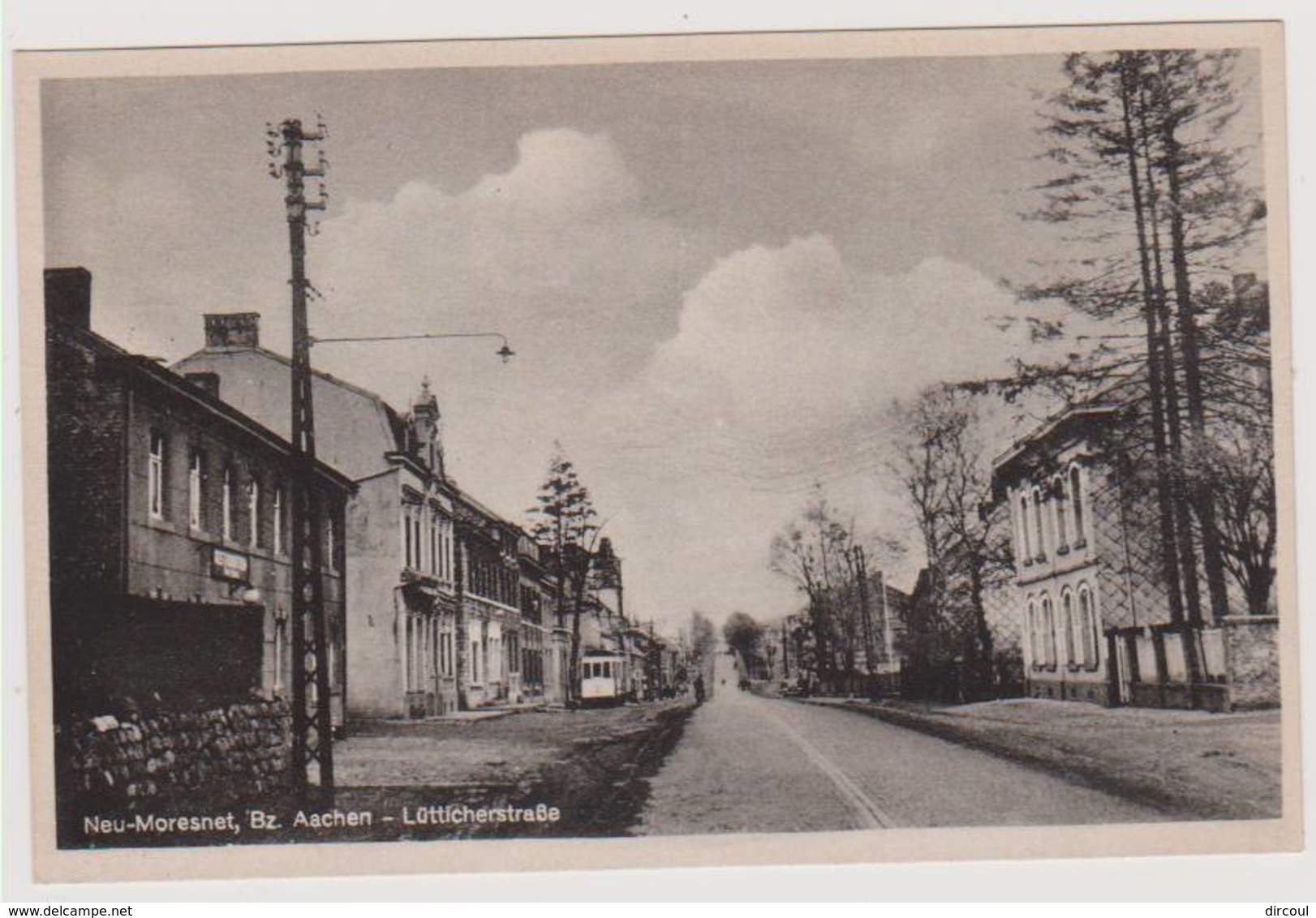 41324 -  Neu Moresnet  Rue De Liége -  Tram - La Calamine - Kelmis