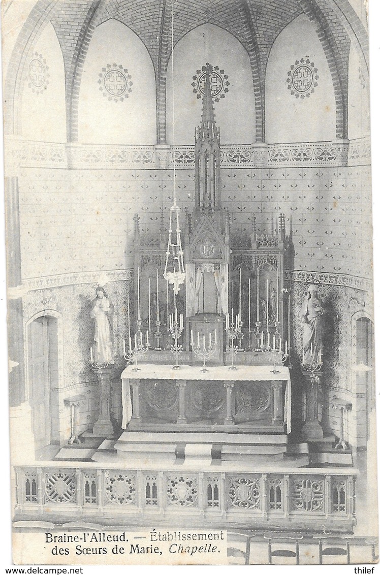 Braine-l'Alleud NA12: Etablissement Des Soeurs De Marie. Chapelle 1911 - Eigenbrakel