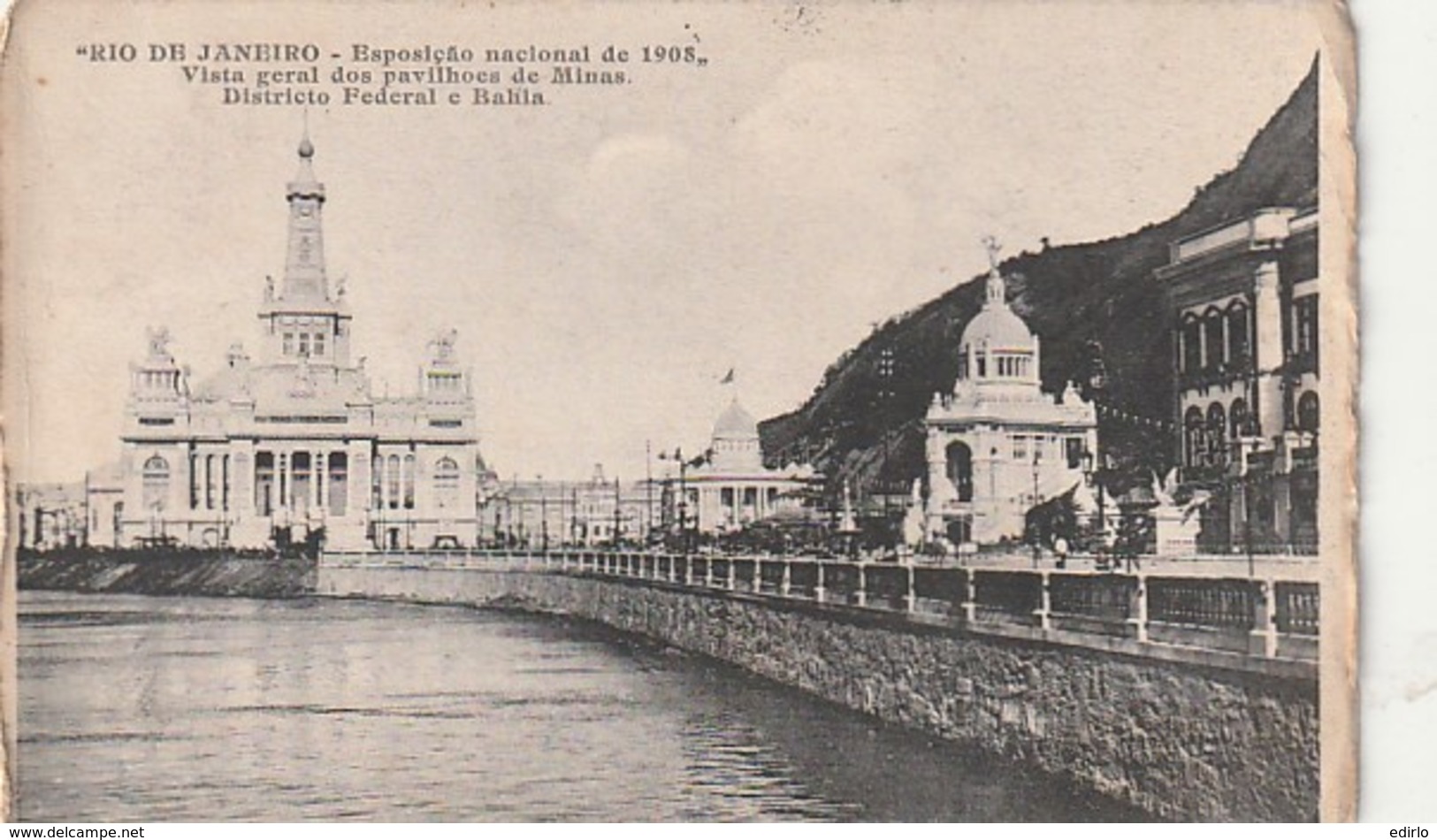 ***  BRESIL   ***   RIO DE JANEIRO  Esposicao Nacional De 1908 - Timbrée TB - Rio De Janeiro