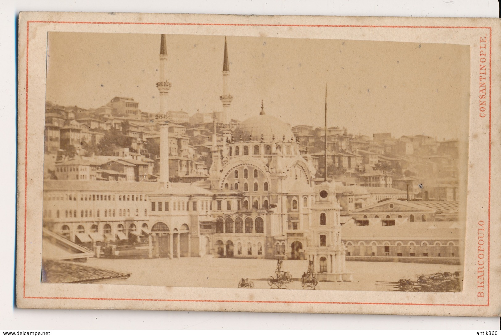 Photographie Ancienne XIXe CDV Vue De Constantinople N°22 Photographe KARGOPOULO - Anciennes (Av. 1900)