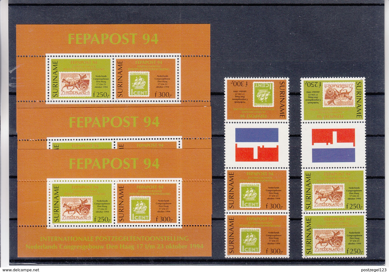 Suriname - Postzegels Op Postzegels