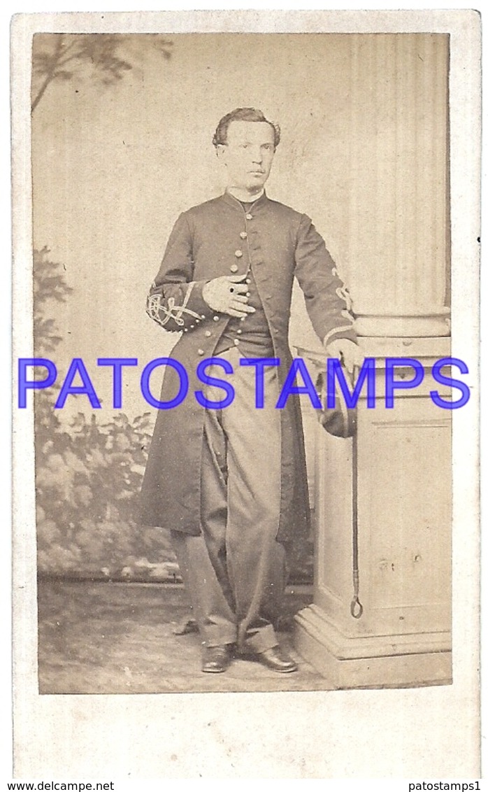 117399 ARGENTINA BUENOS AIRES COSTUMES MAN MILITARY PHOTOGRAPHER ALEXANDER PHOTO NO POSTAL POSTCARD - Photographie