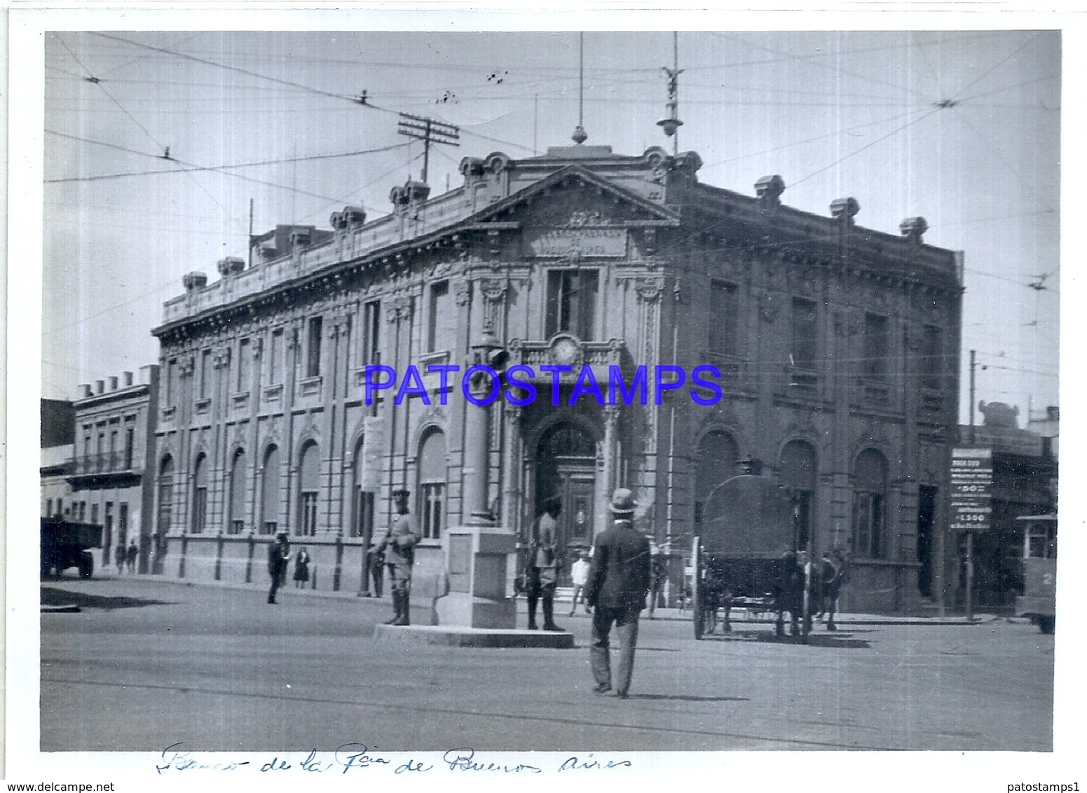 117410 ARGENTINA BUENOS AIRES AVELLANEDA BANK BANCO DE LA PROVINCIA PHOTO NO POSTAL POSTCARD - Photographie