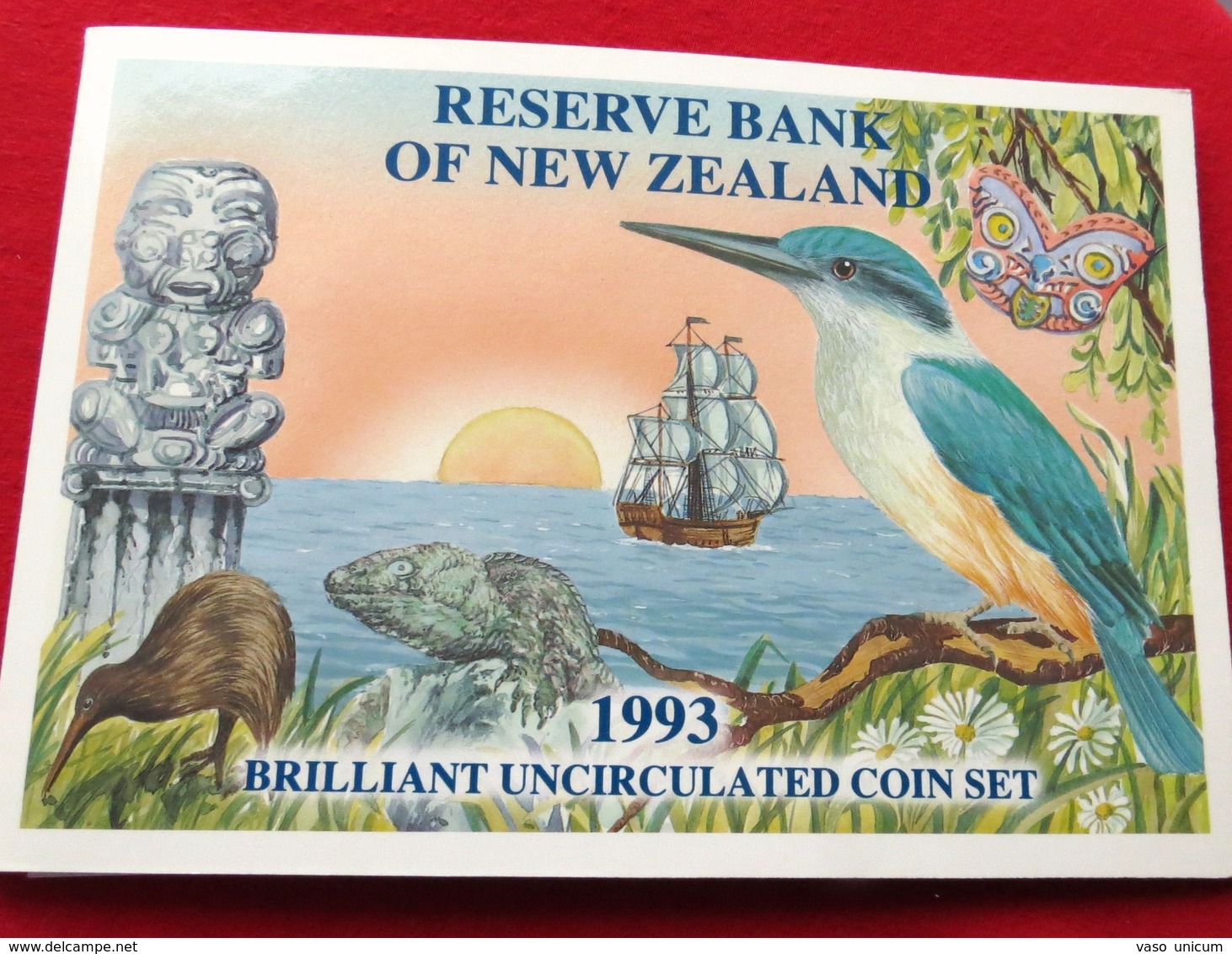 New Zealand 5 10 20 50 C 1 2 $ 1993 Bird Nova Zelandia Nuova Zelanda Nouvelle Zelande - New Zealand