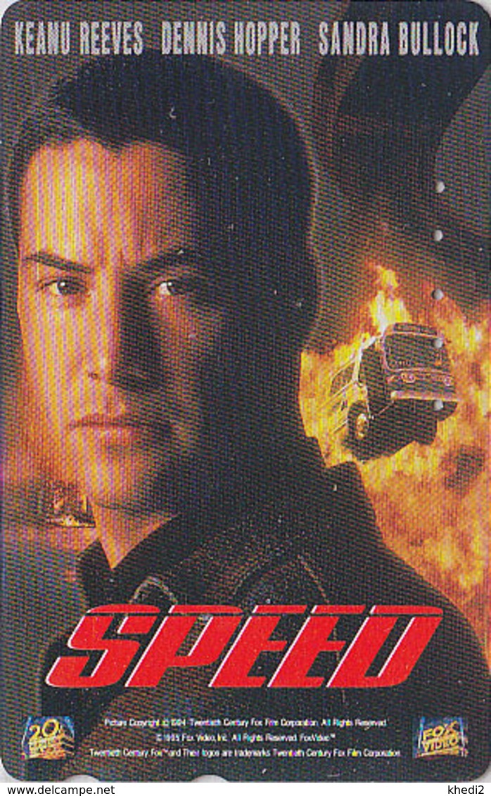 Télécarte Japon / 110-011 - CINEMA FILM - SPEED 2 / KEANU REEVES - Japan Movie Phonecard Kino Telefonkarte - 11512 - Cinéma