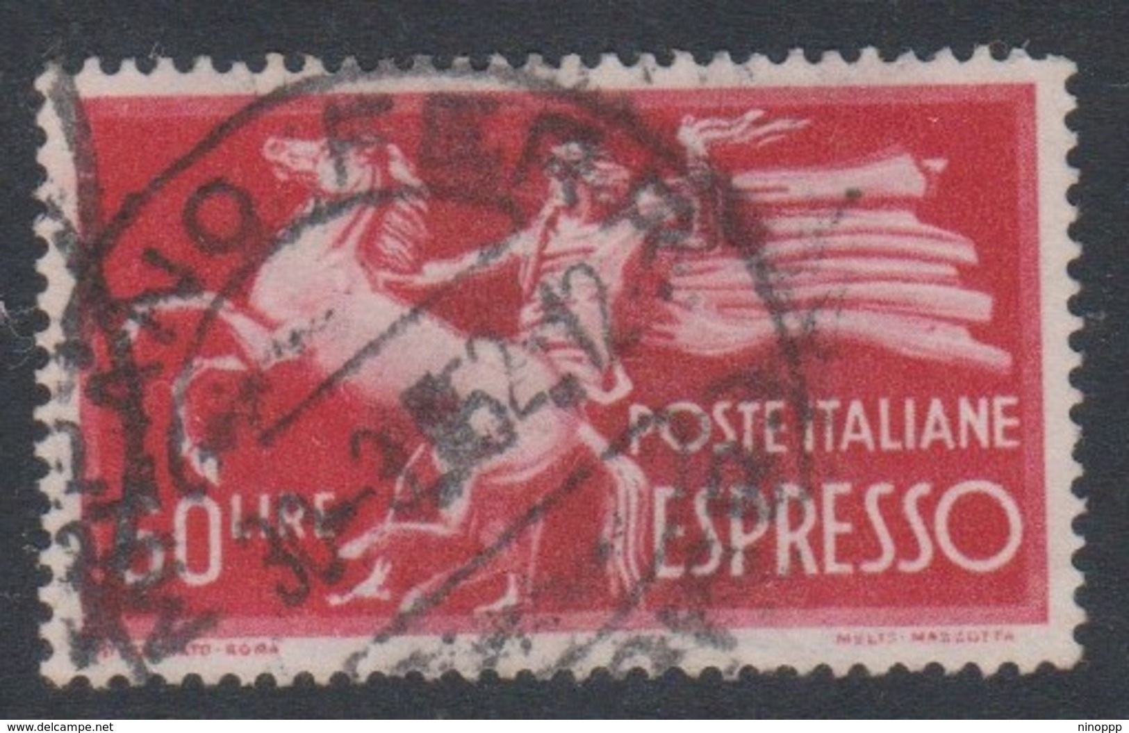 Italy E 31 1945-52  Special Delivery Stamp,60 Lire,used - Express/pneumatic Mail