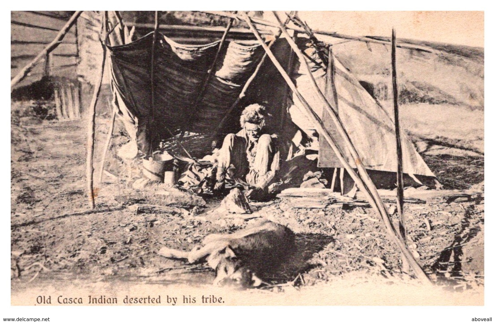 Old CAsca Indian Deserted By Hie Tribe - Native Americans