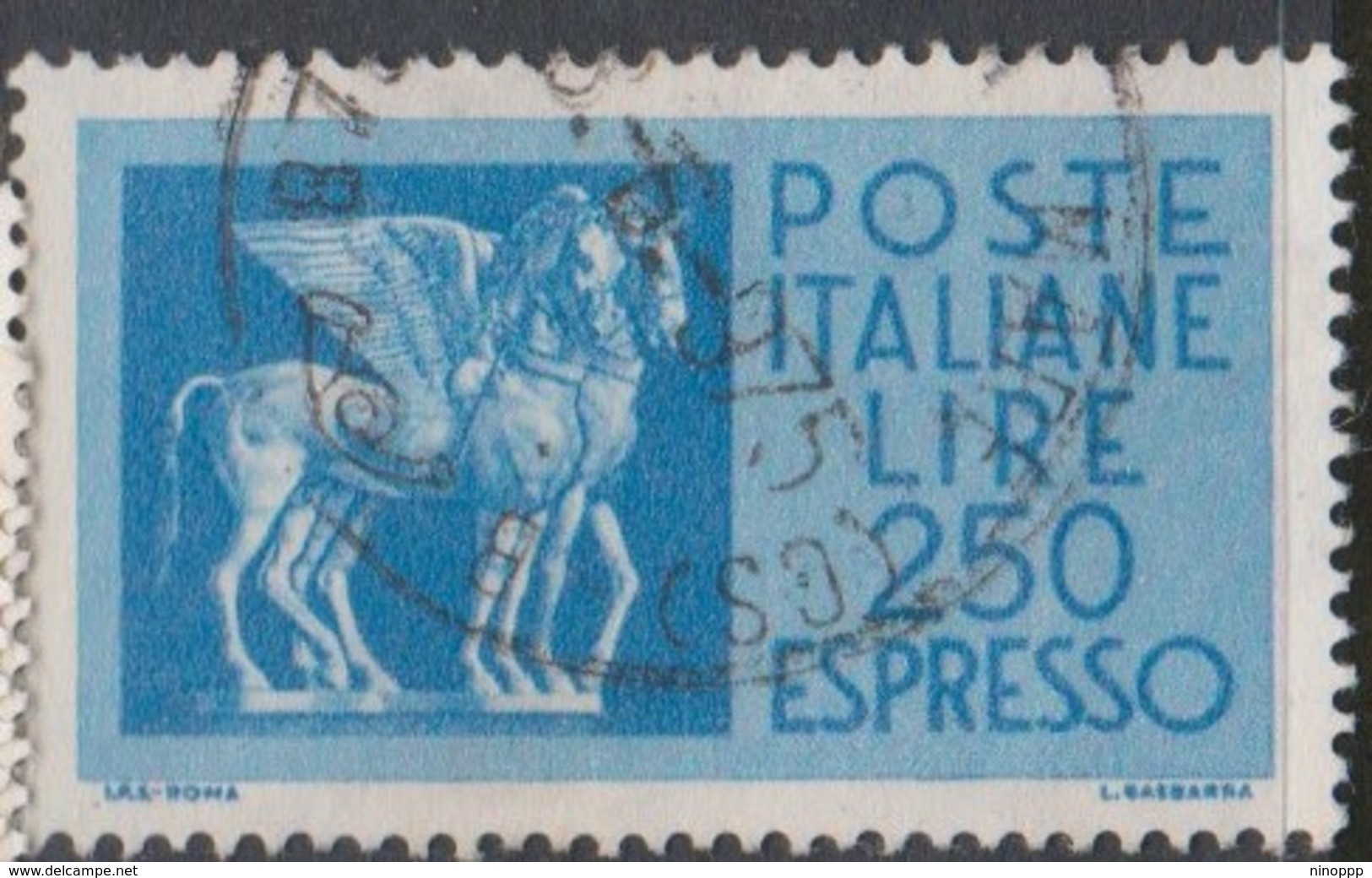 Italy E 37 1974  Special Delivery Stamp,250 Lire Blue,used - Express-post/pneumatisch