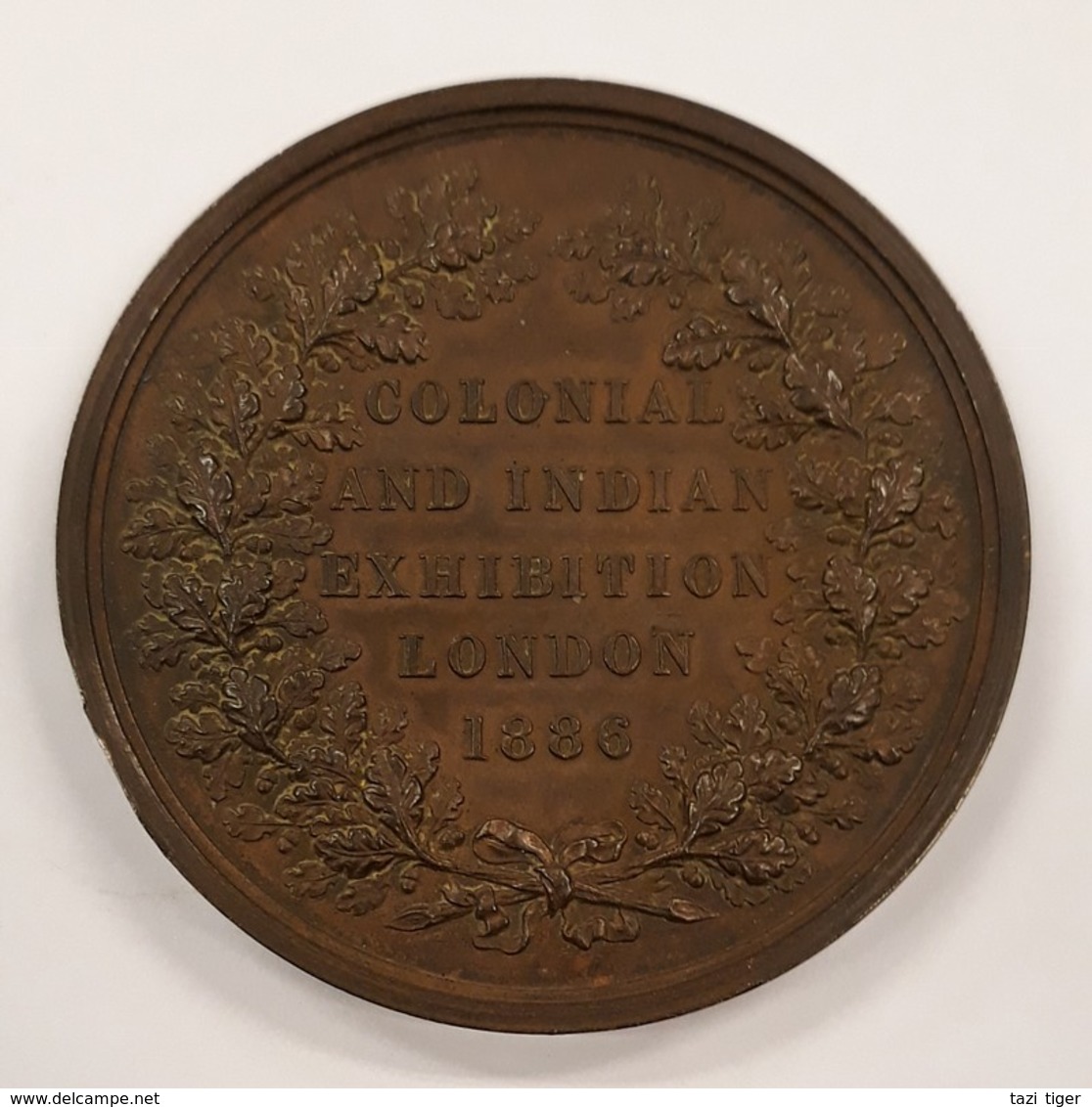 GREAT BRITAIN • 1886 • COLONIAL AND INDIAN EXHIBITION Medal, In Bronze - Other & Unclassified