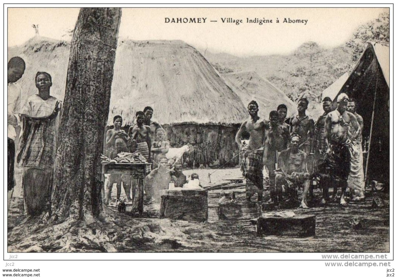 DAHOMEY - Village Indigène à Abomey - Dahomey