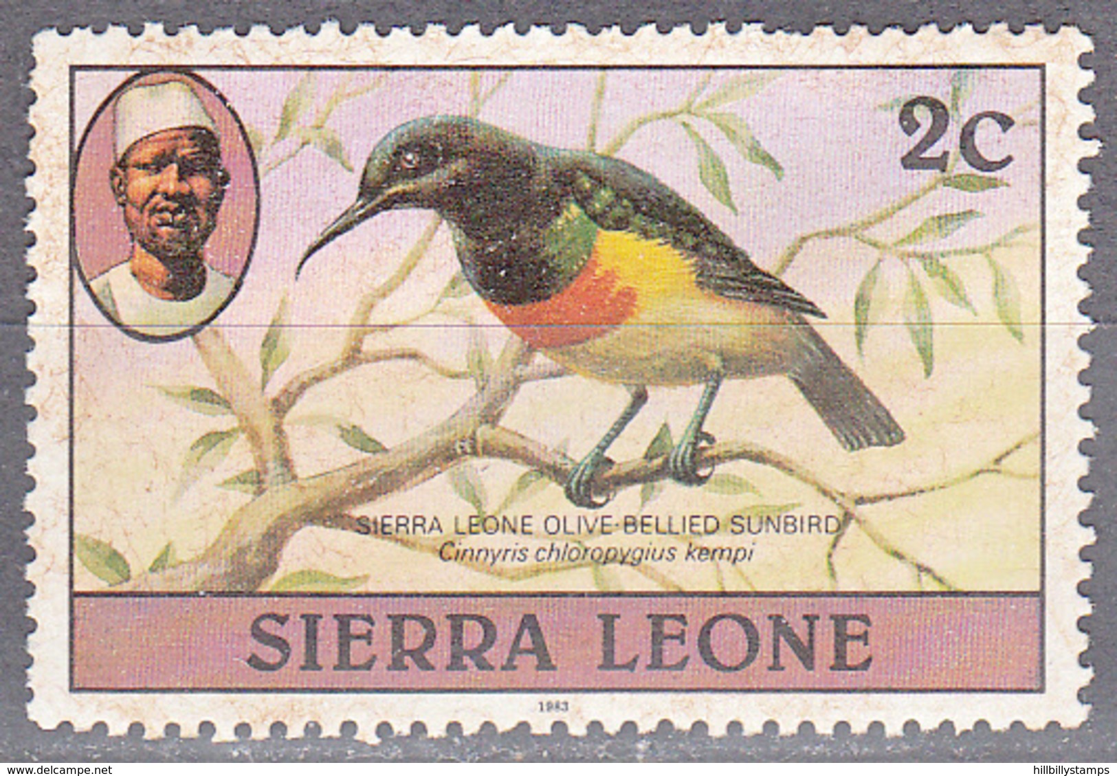 SIERRA LEONE     SCOTT NO  600 B      MNH      YEAR  1983 - Sierra Leone (1961-...)