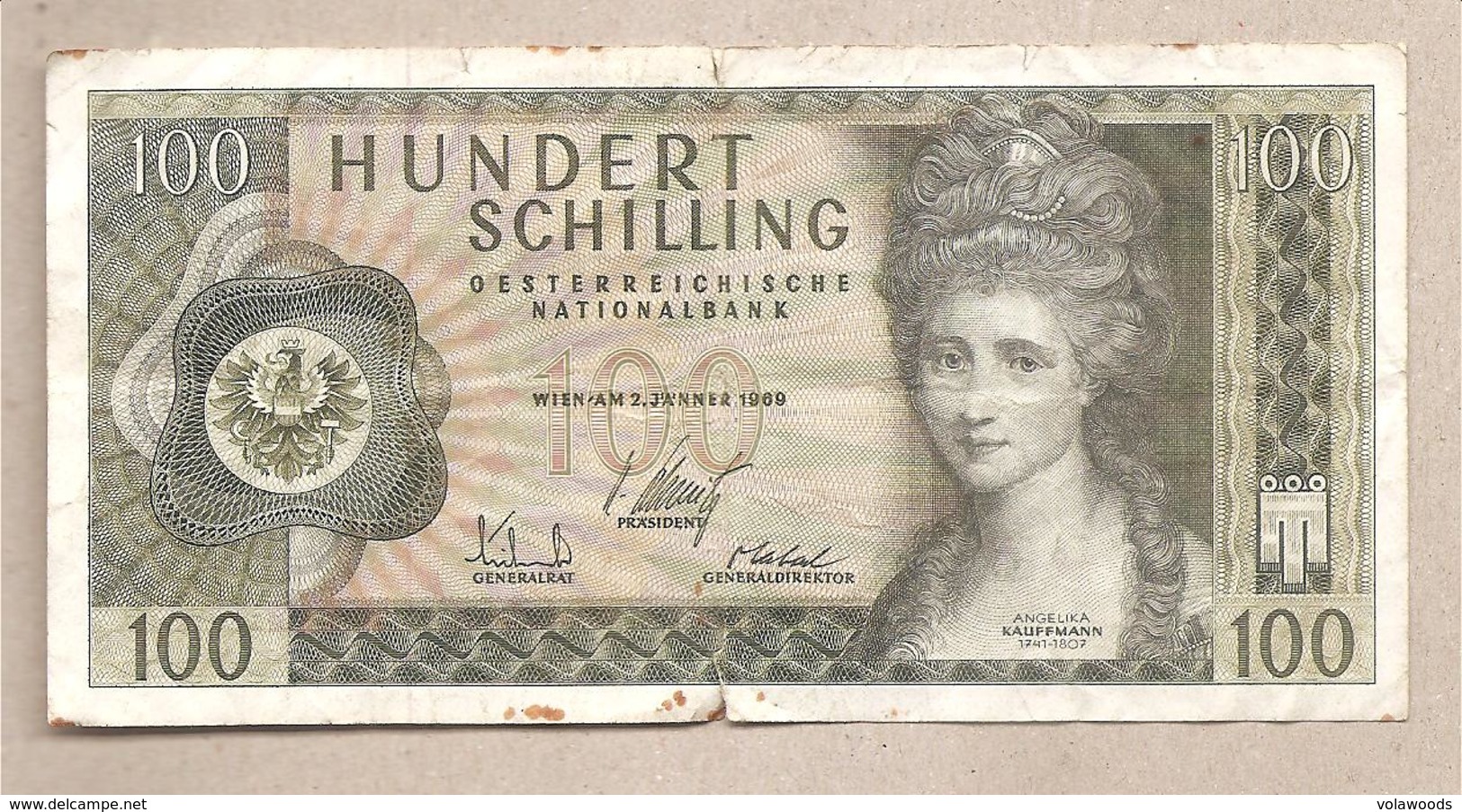 Austria - Banconota Circolata Da 100 Scellini P-145a - 1969 #19 - Austria