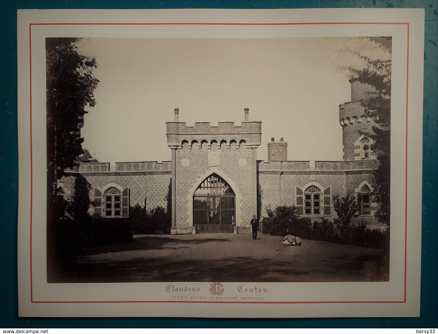 VICHY -CHATEAU DE MAULMONT - Photographie Ancienne Albuminée De Claudius Couton - Anciennes (Av. 1900)