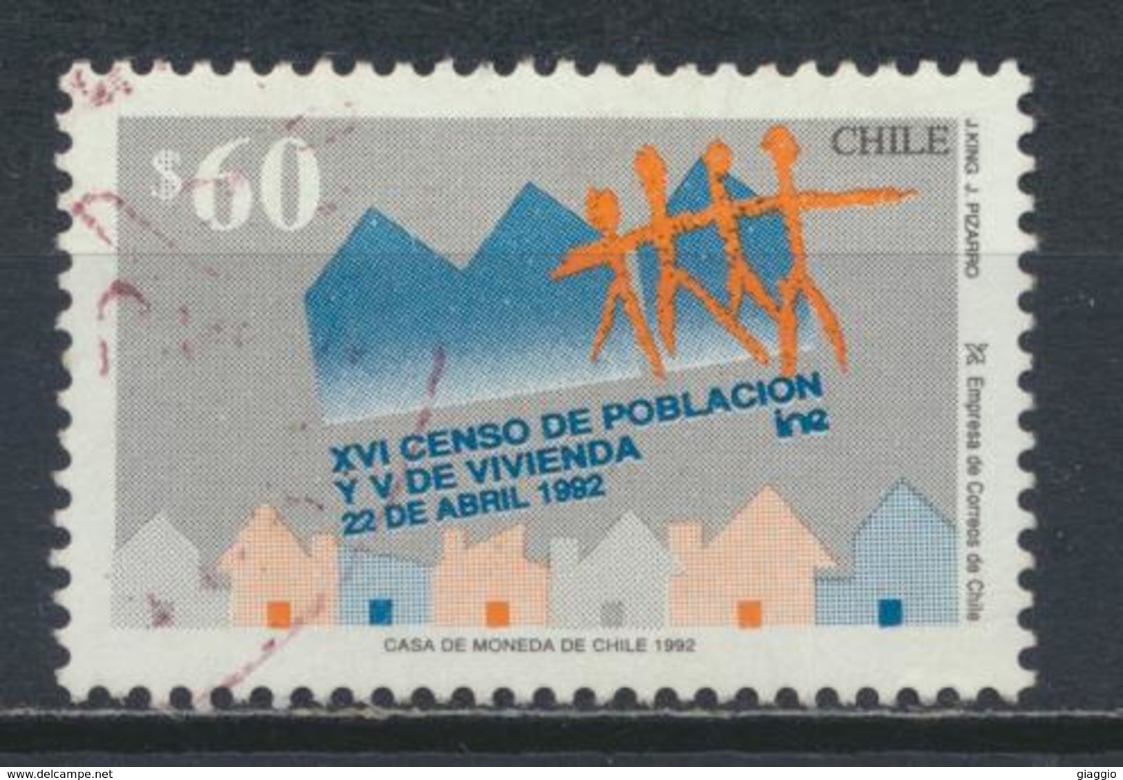 °°° CILE CHILE - Y&T N°1101 - 1992 °°° - Chile