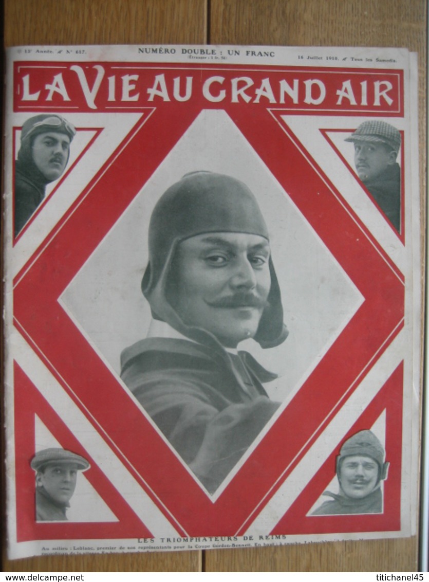 1910 AVIATION : MEETING DE REIMS : OLISLAEGERS-LEBLANC-LATHAM-LABOUCHERE-TETARD-WEYMANN-MORANE-AUBRUN-MAMET-DE BAEDER - 1900 - 1949