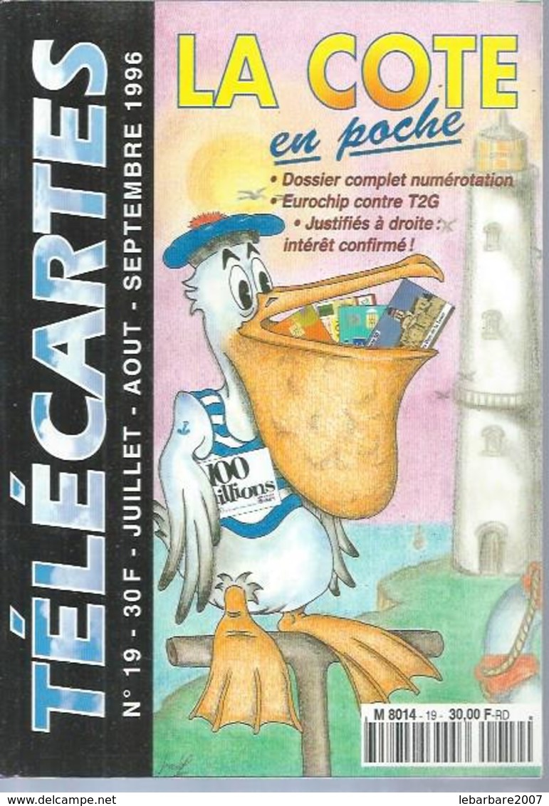TELECARTES - LA COTE EN POCHE N° 19  - 1996 - Livres & CDs