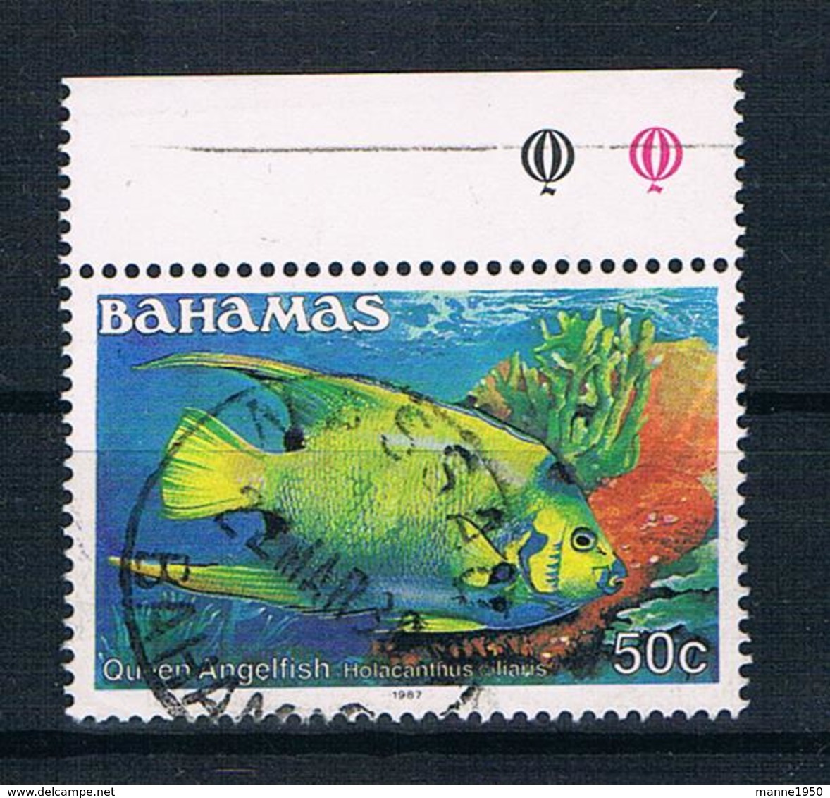 Bahamas 1986 Fische Mi.Nr. 627 YII Gestempelt - Bahamas (1973-...)