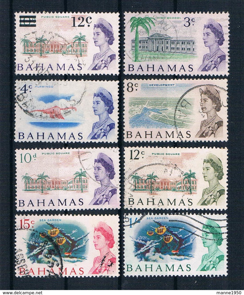 Bahamas 1967 Kleines Lot 8 Werte Gestempelt - Bahamas (1973-...)