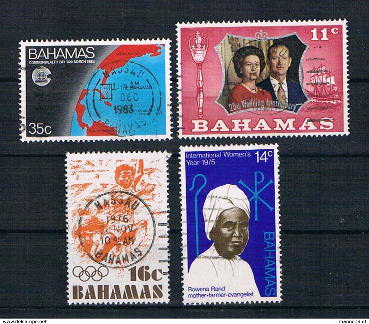 Bahamas Kleines Lot 4 Werte Gestempelt - Bahamas (1973-...)