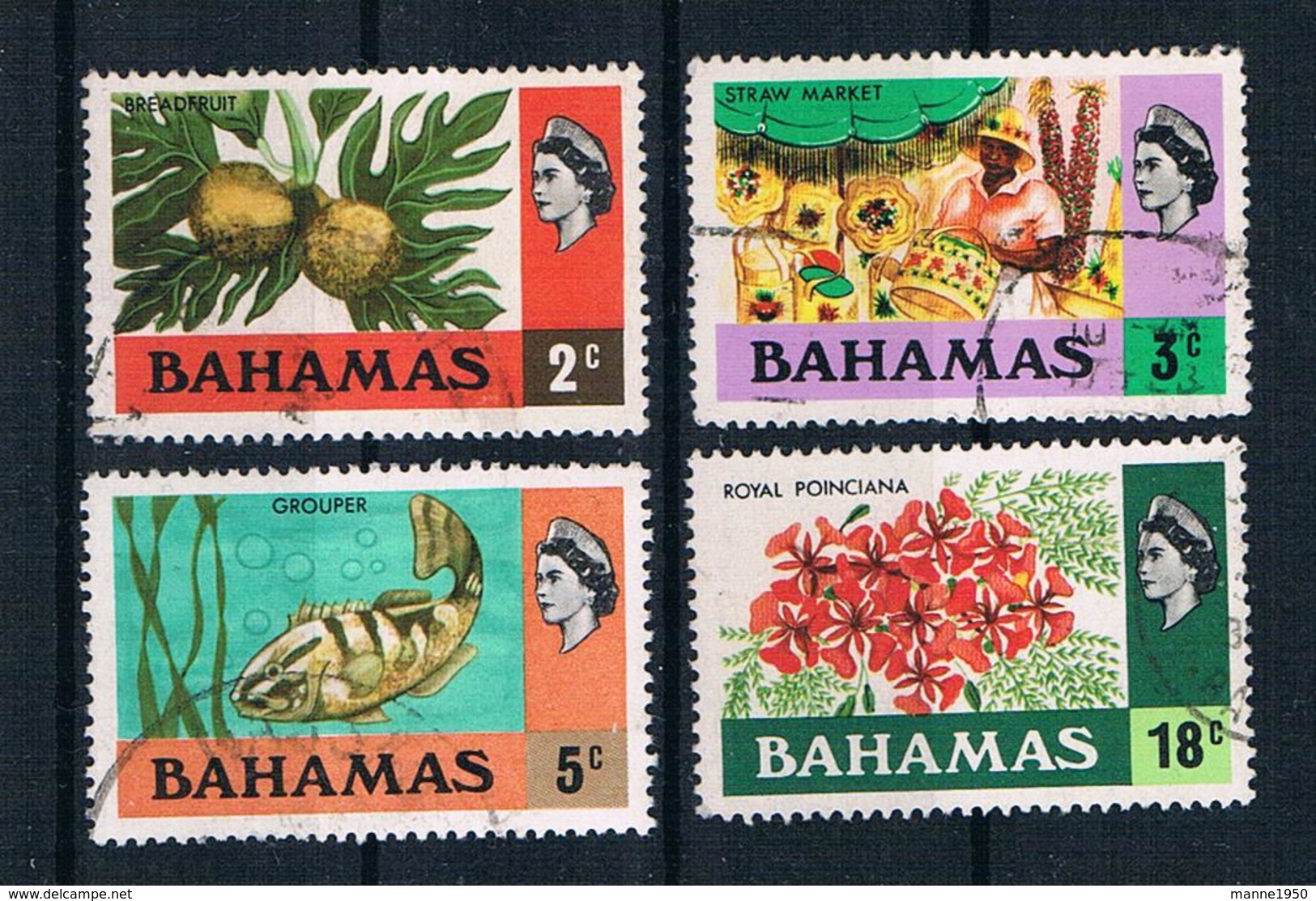 Bahamas 1971 Mi.Nr. 319/20/22/35 Gestempelt - Bahamas (1973-...)