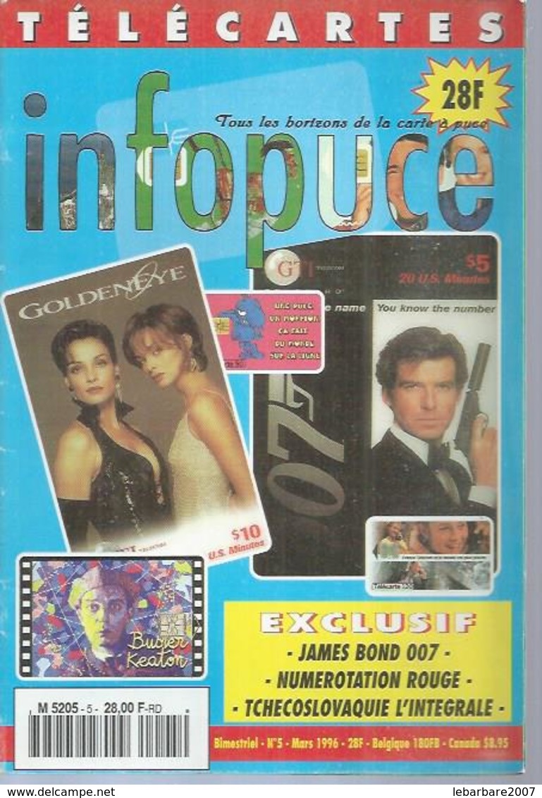 TELECARTES - INFOPUCE N° 5  - 1996 - Kataloge & CDs