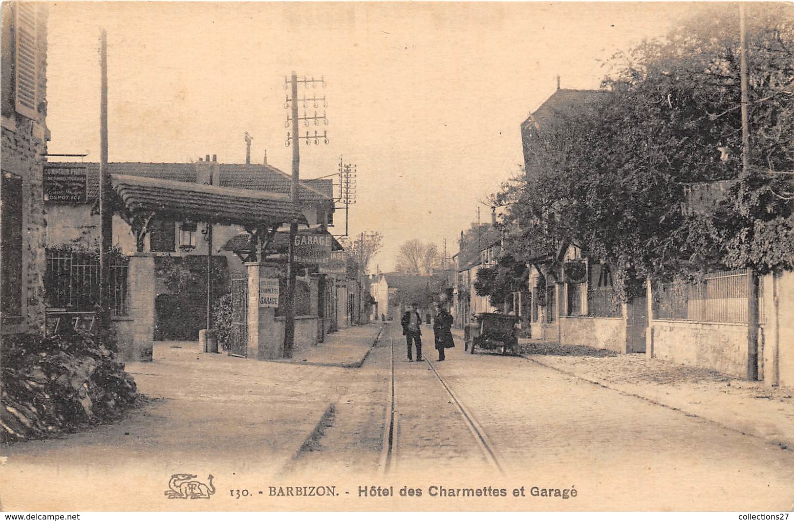 77-BARBIZON- HÔTEL DES CHARMETTES ET GARAGE - Barbizon